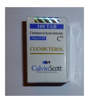 Clenbuterol, Calvin Scott 100 tabs [20mcg/1tab]