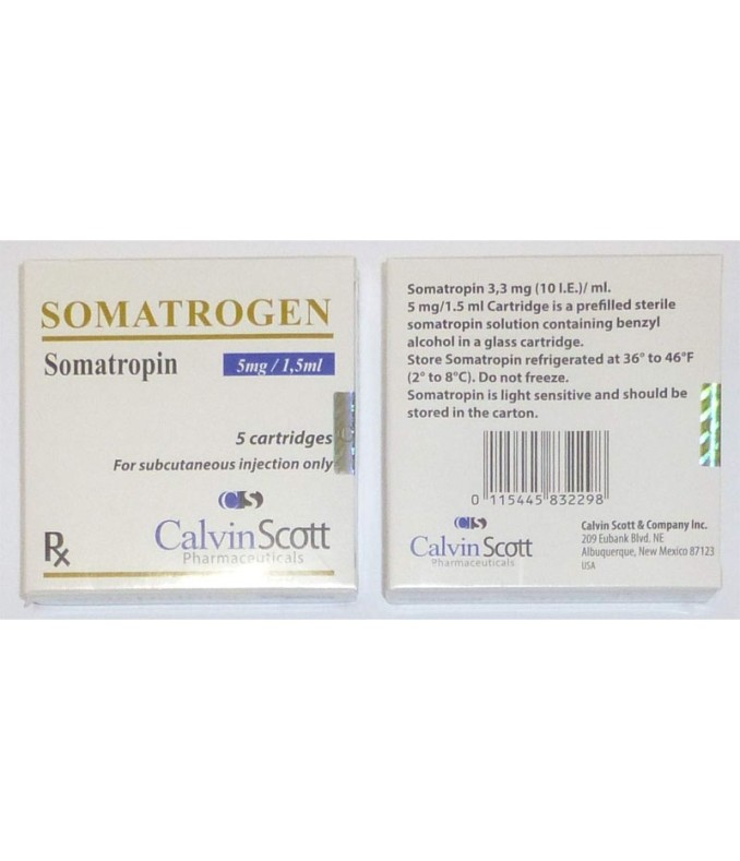 Somatrogen 5mg, Calvin Scott 5 amps [15IU/1amp]