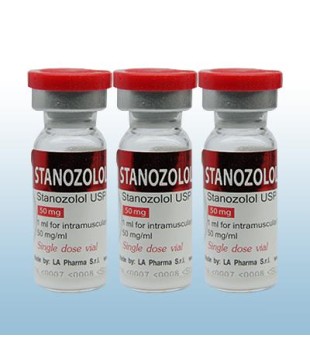 Stanozolol, LA Pharma 10 amps [50mg/1ml]