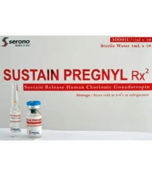 Sustain Pregnyl, Meditech 10 amps [5000IU/1amp]