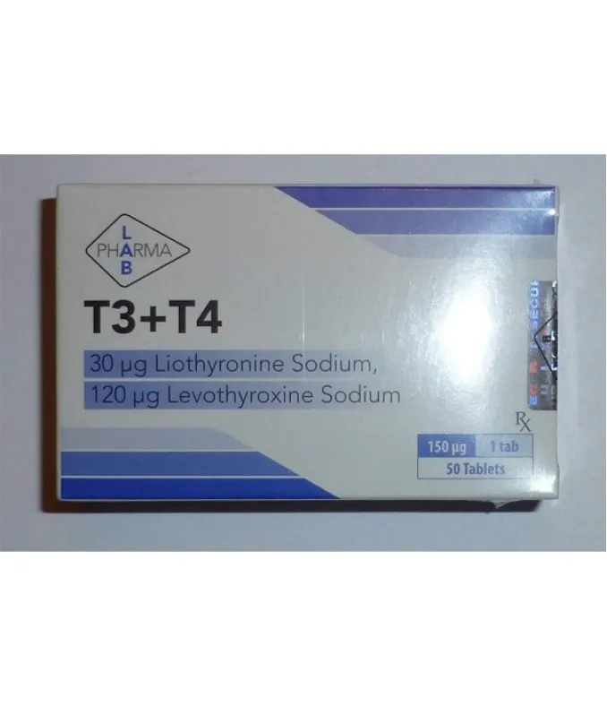 T3+T4, Pharma Lab 50 tabs [30+120mcg/1tab]