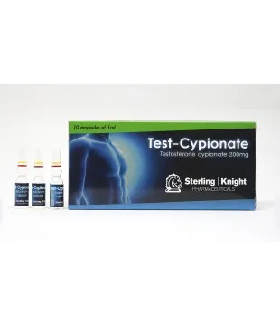 Test-Cypionate, Sterling Knight 10 amps [200mg/1ml]