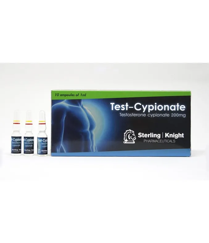 Test-Cypionate, Sterling Knight 10 amps [200mg/1ml]